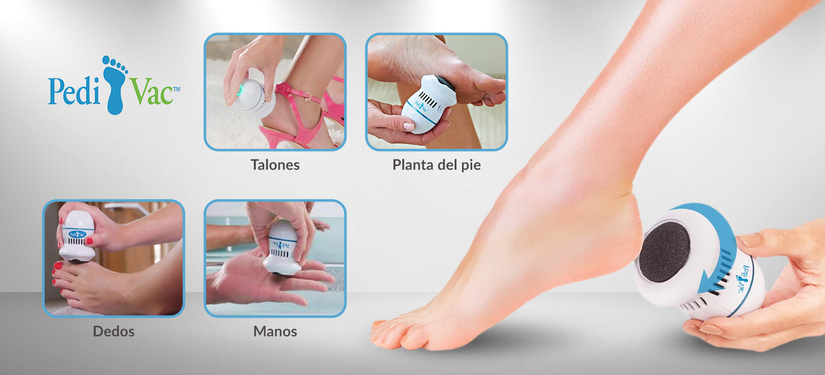 Imagen que muestra los accesorios de la depiladora Bye Bye IPL