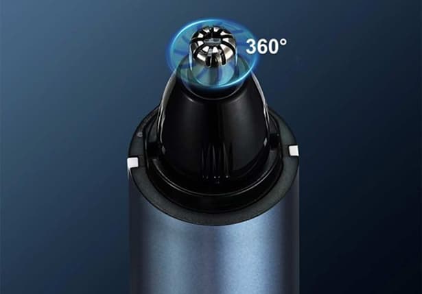 Imagen que muestra una la característica de que la Bye Bye Trim tiene un giro 360